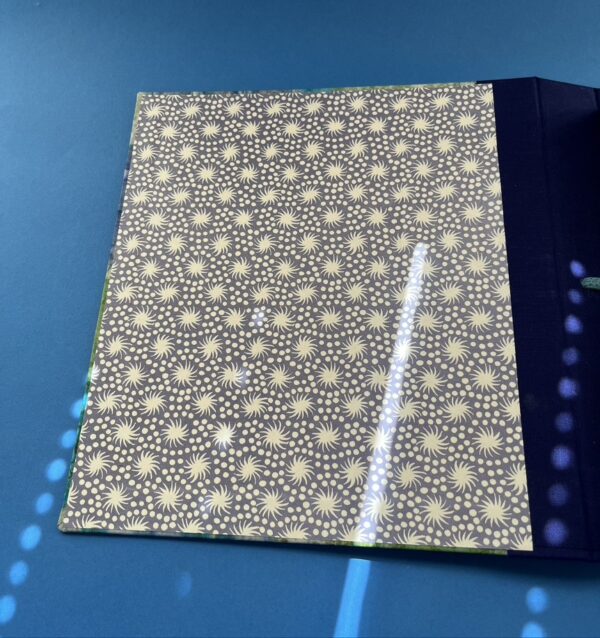 'Delphiniums', large refillable journal/sketchbook - Image 2